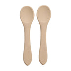 AppeKids set lingurite din silicon 6m+ Bubble beige