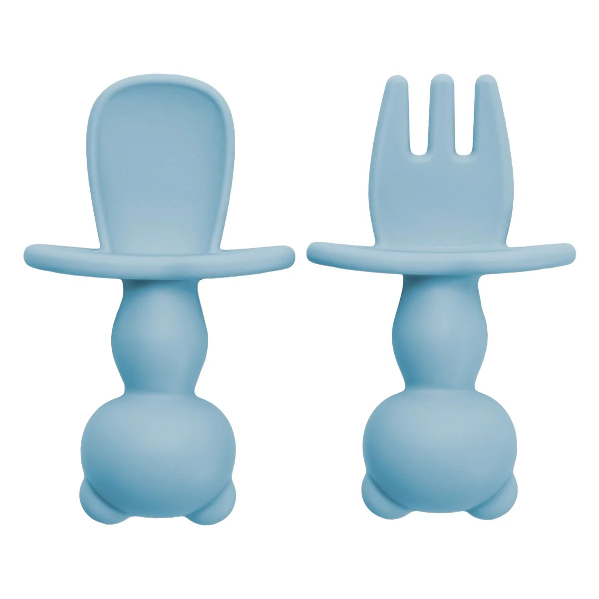 AppeKids set tacamuri din silicon 6m+ Aqua Blue