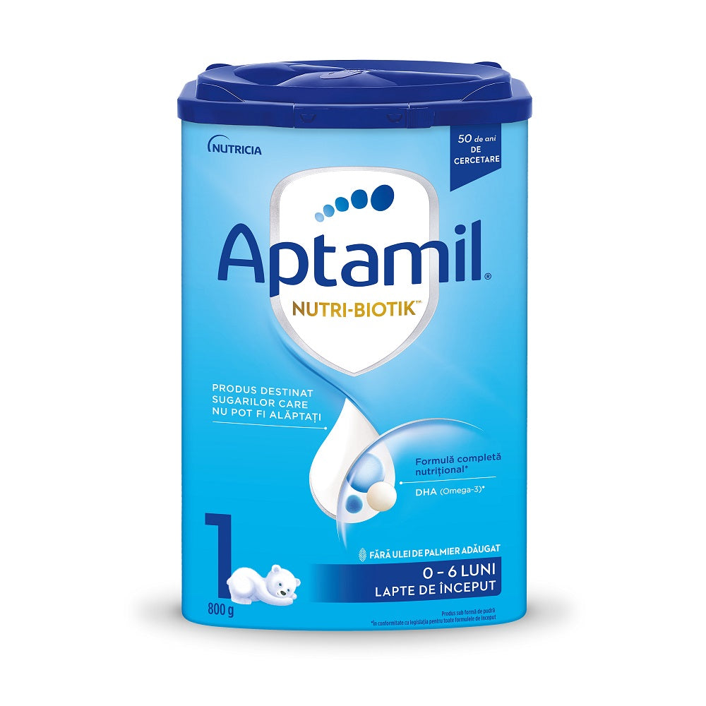 Aptamil lapte praf de continuare 1 pentru 0-6 luni, Formula noua cu Pronutra Advance, 