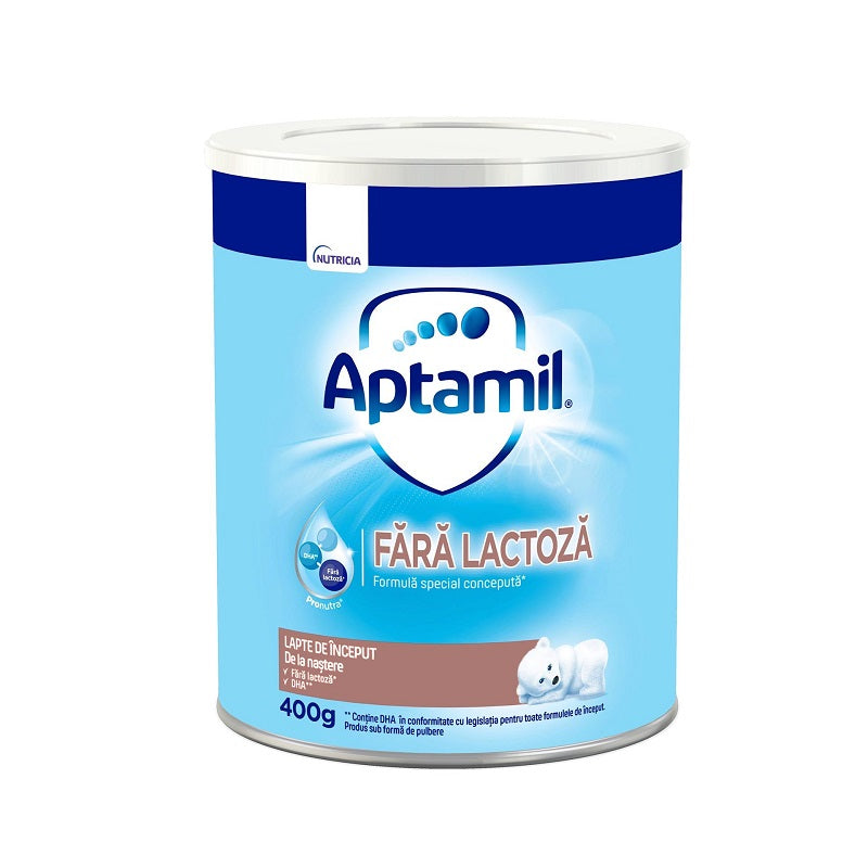Aptamil lapte praf fara lactoza, 0 luni+, 400 g 649893 Imagine principală a produsului
