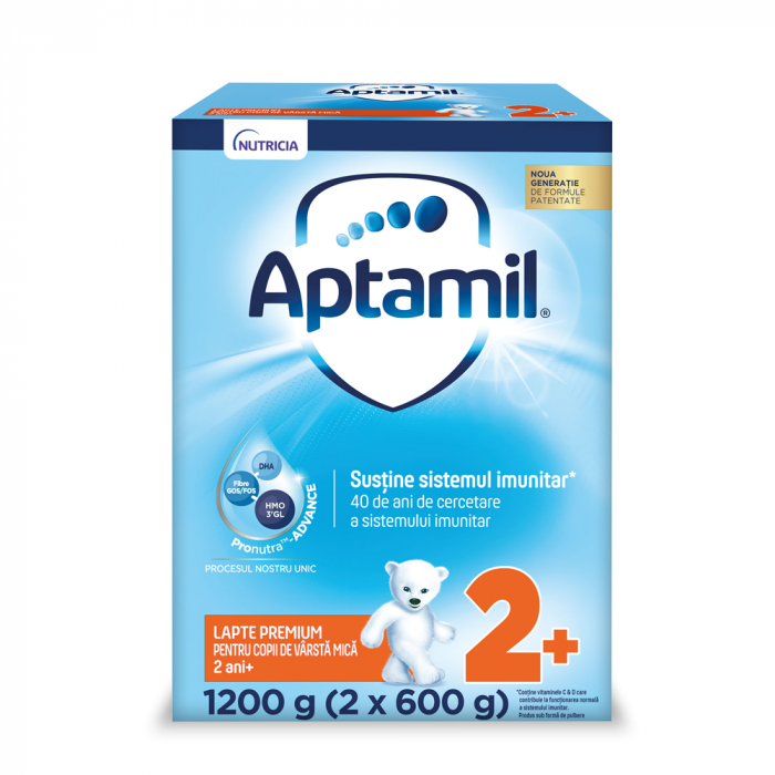 Aptamil lapte praf formula cu Pronutra Advance 2 an+, 1200 g  Imagine principală a produsului