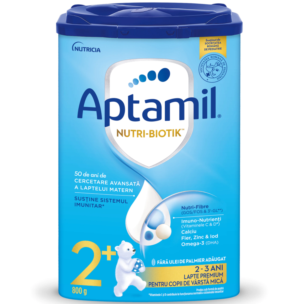 Aptamil lapte praf Junior Nutri-Biotik, 2 ani+, 800 g Imagine principală a produsului