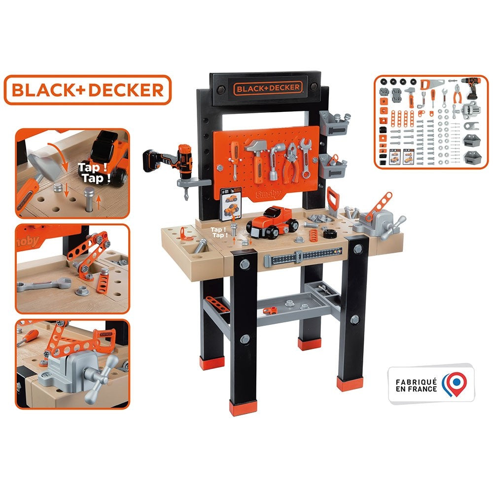 Smoby Atelier Black&Decker Bricolo Center 3 ani+