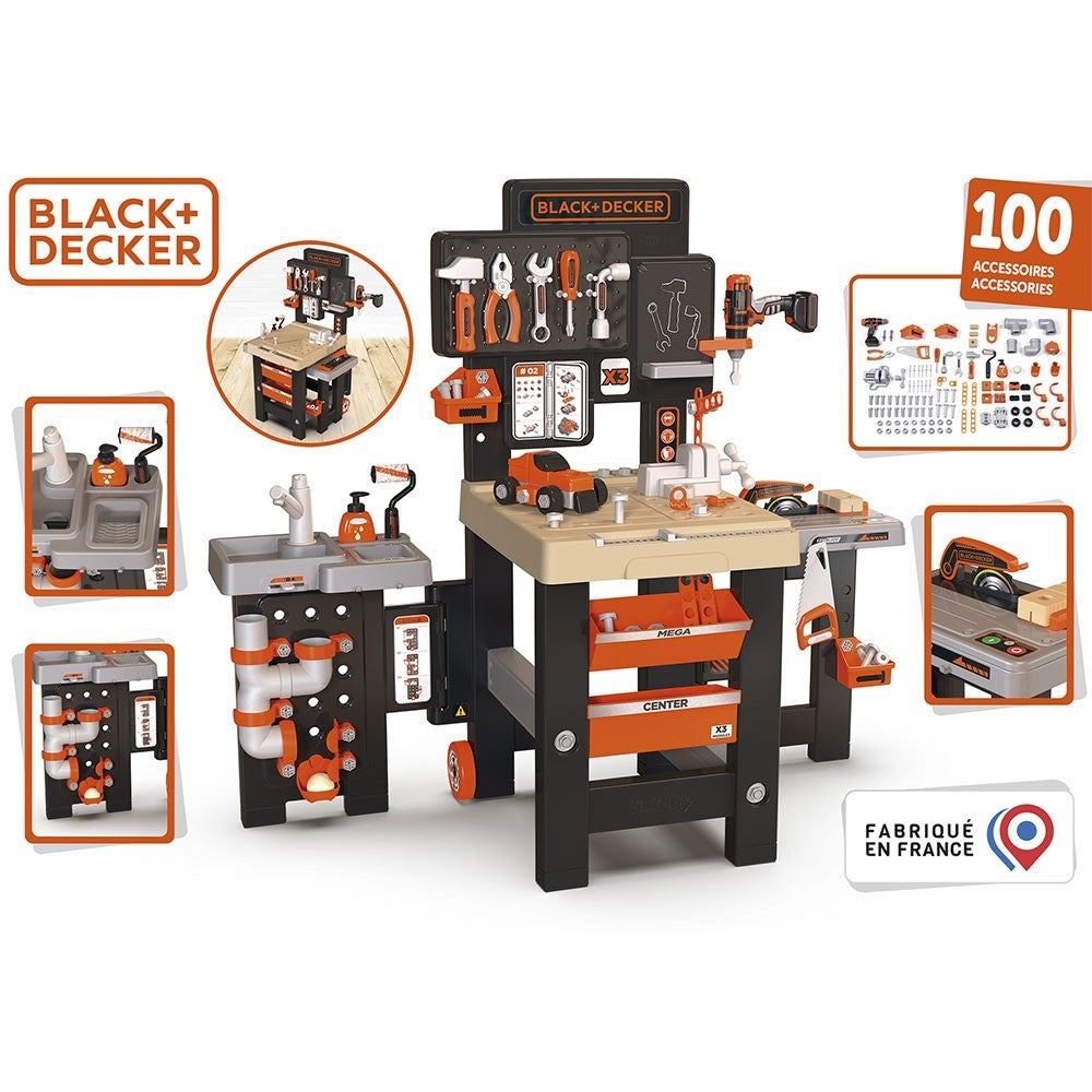 Smoby Atelier Black&Decker Mega Center 3 ani+