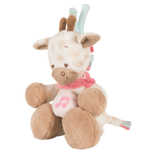 Nattou jucarie plus muzicala 15 cm pentru 0m+ Charlotte & Rose - girafa Charlotte