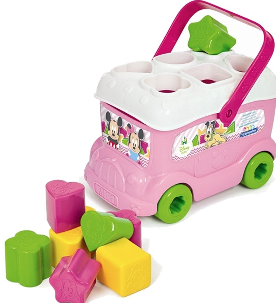 Clementoni jucarie autobuz cu forme de sortat - Minnie 01