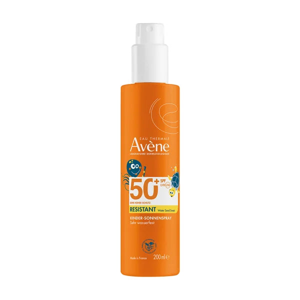 Avene spray protectie solara pentru copii rezistent la apa SPF 50+ 200 ml Imagine principală a produsului