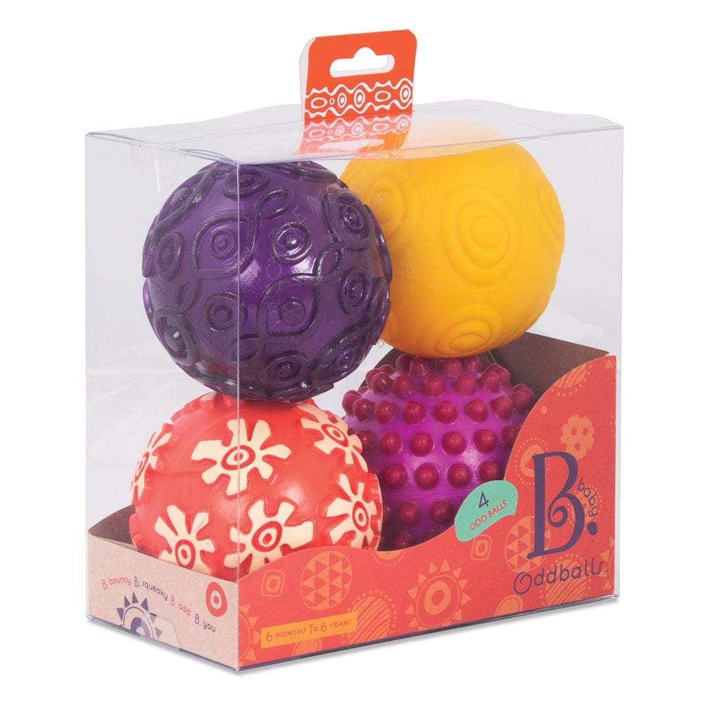 B.Toys set 4 mingi Oddballs 6m+ BX1474 02