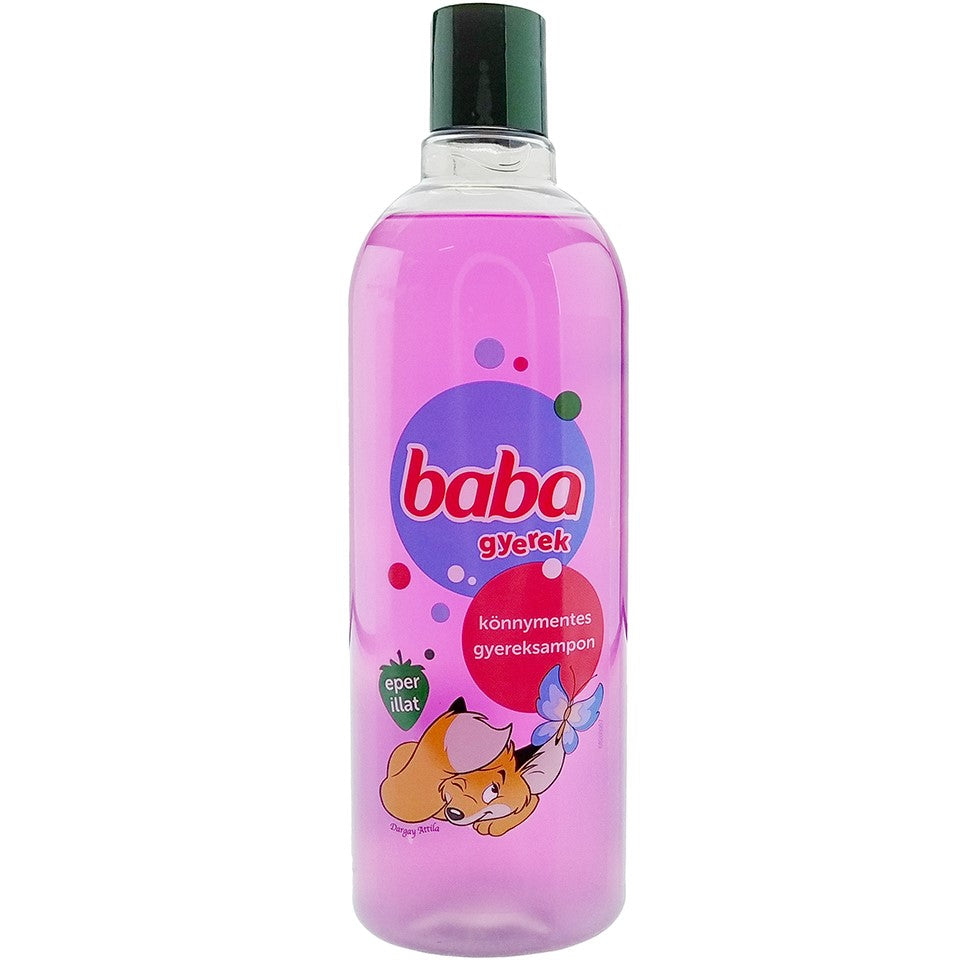 Baba sampon fara lacrimi cu capsuni pentru copii 400 ml Imagine principală a produsului