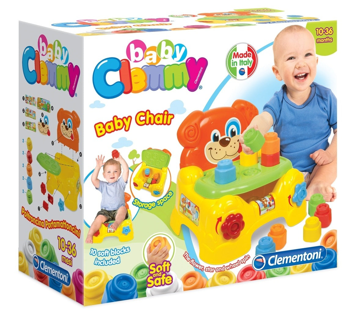 Clementoni scaunel catelus Baby Clemmy 01