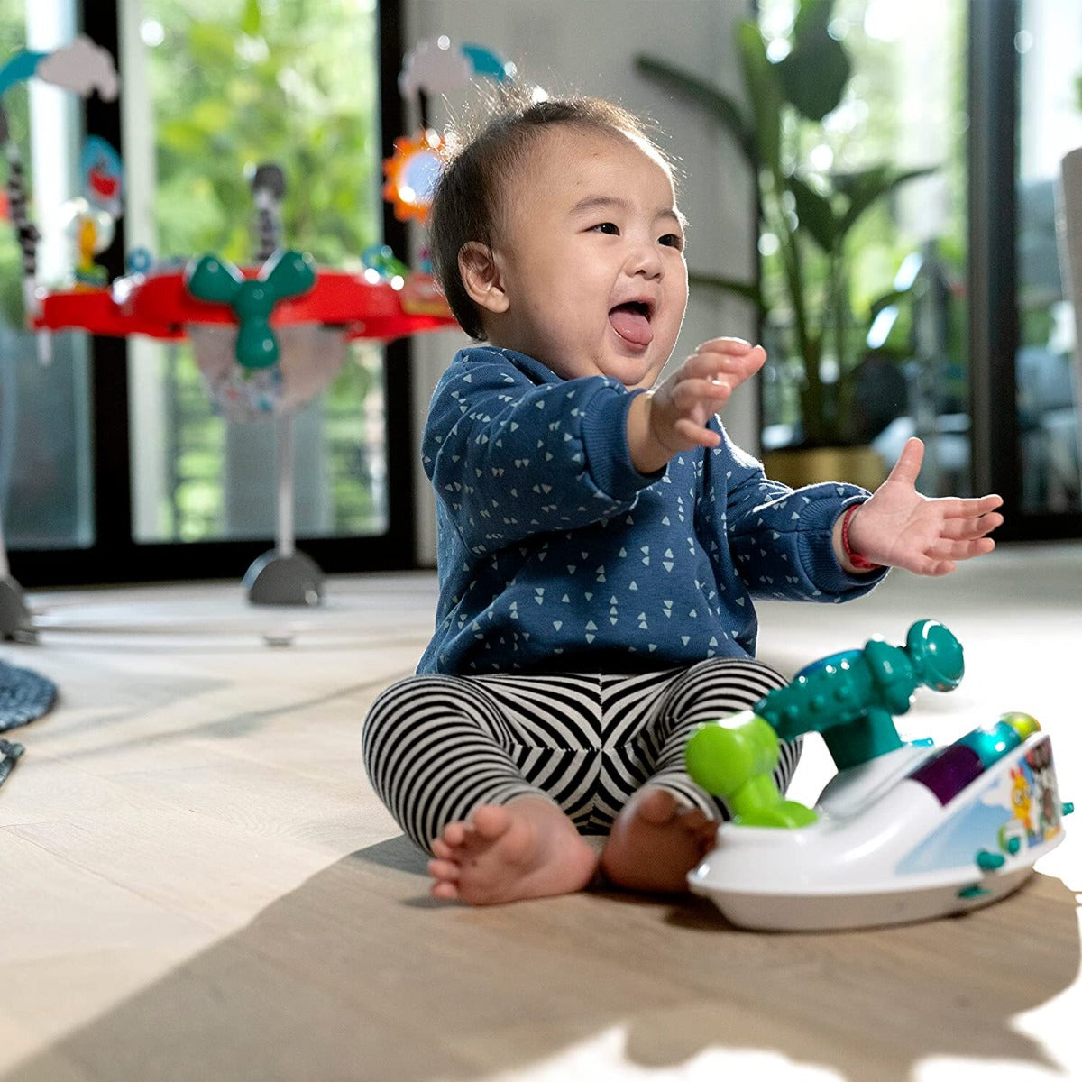 Baby Einstein Centru de activitati Airplaine Jumper 6m+