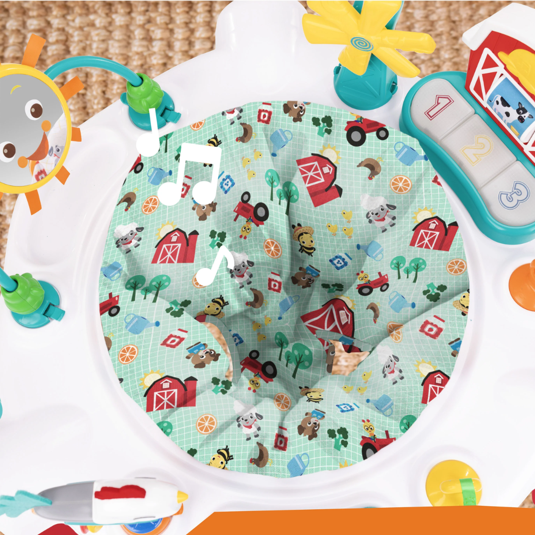 Baby Einstein Centru de activitati jumper Farm Explorers Jump&Learn Barnyard 6m+ Imagine secundară a produsului