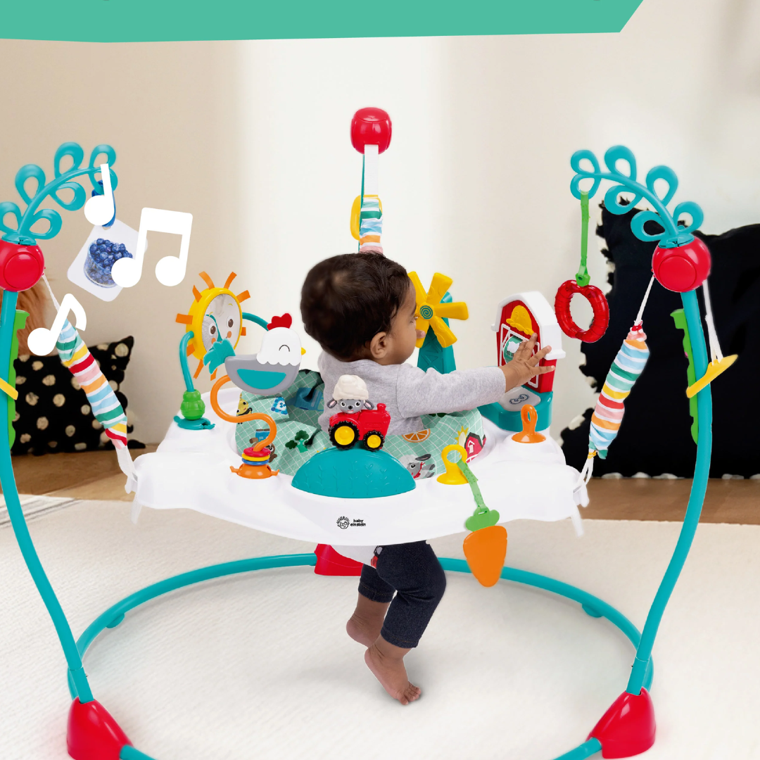Baby Einstein Centru de activitati jumper Farm Explorers Jump&Learn Barnyard 6m+