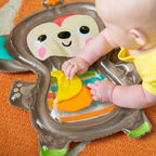 Bright Starts covor de joaca cu apa 4in1 Hungry Monkey 41x35 cm 0m+