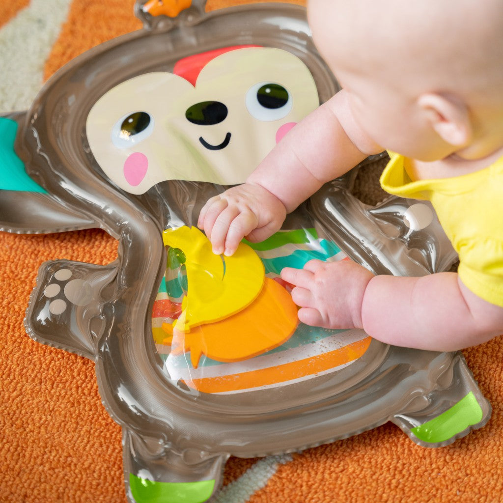 Bright Starts covor de joaca cu apa 4in1 Hungry Monkey 41x35 cm 0m+