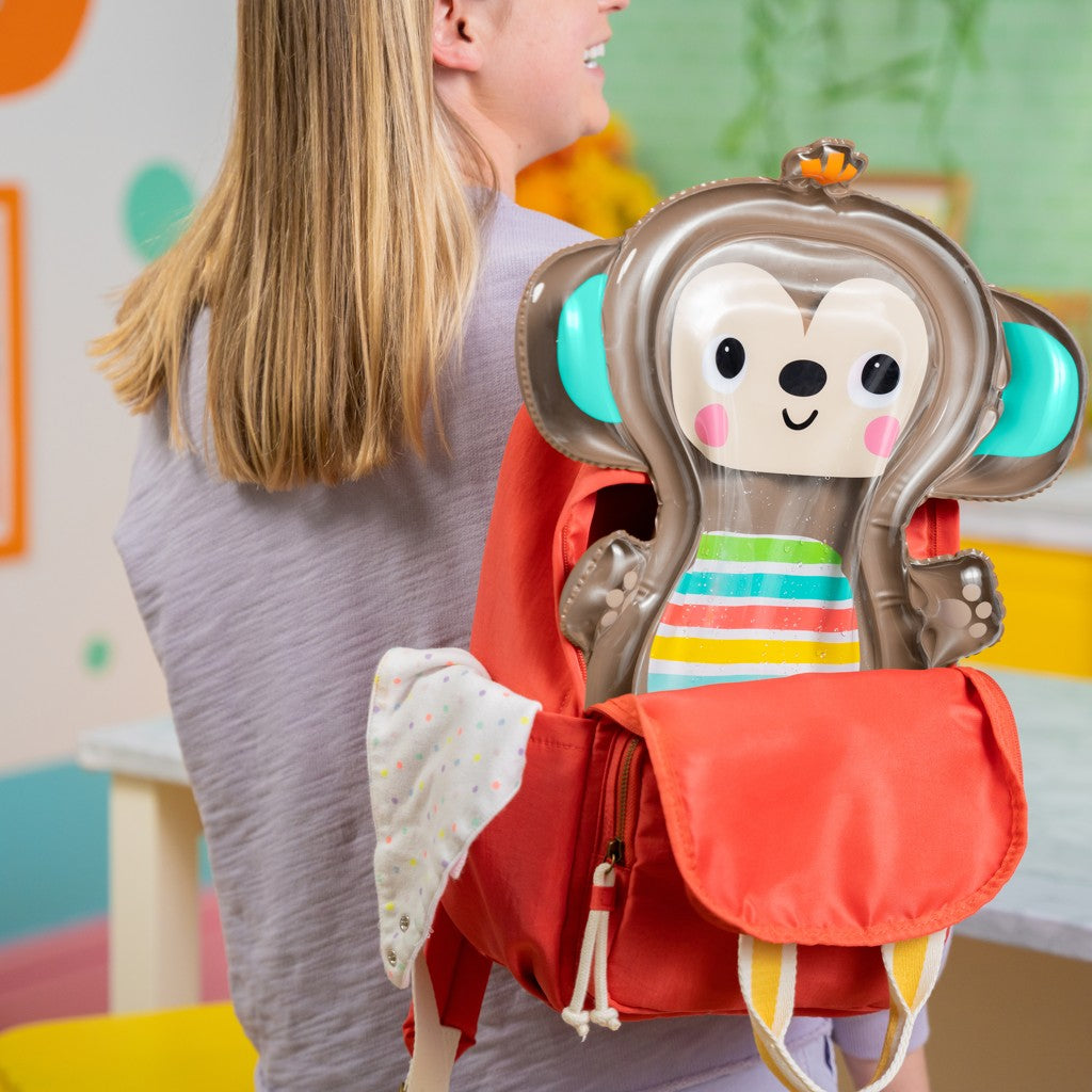 Bright Starts covor de joaca cu apa 4in1 Hungry Monkey 41x35 cm 0m+