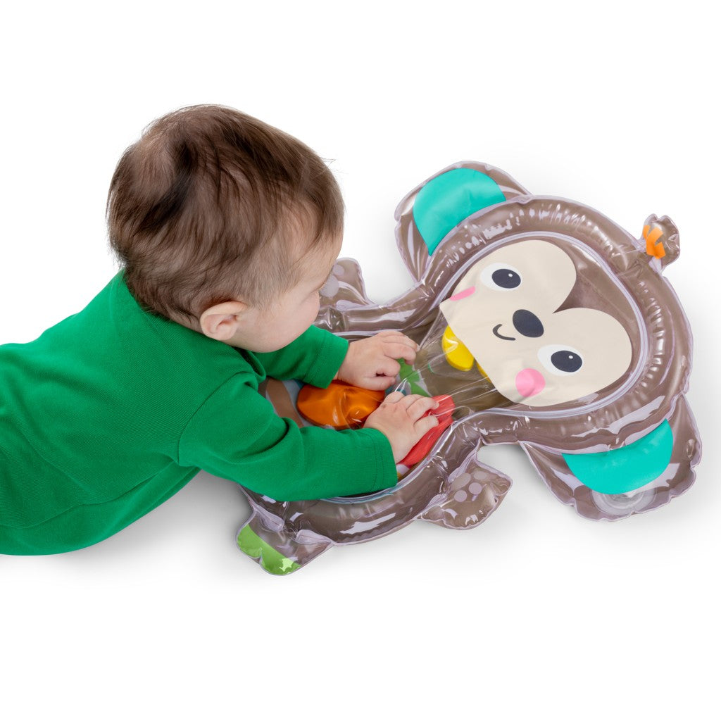 Bright Starts covor de joaca cu apa 4in1 Hungry Monkey 41x35 cm 0m+