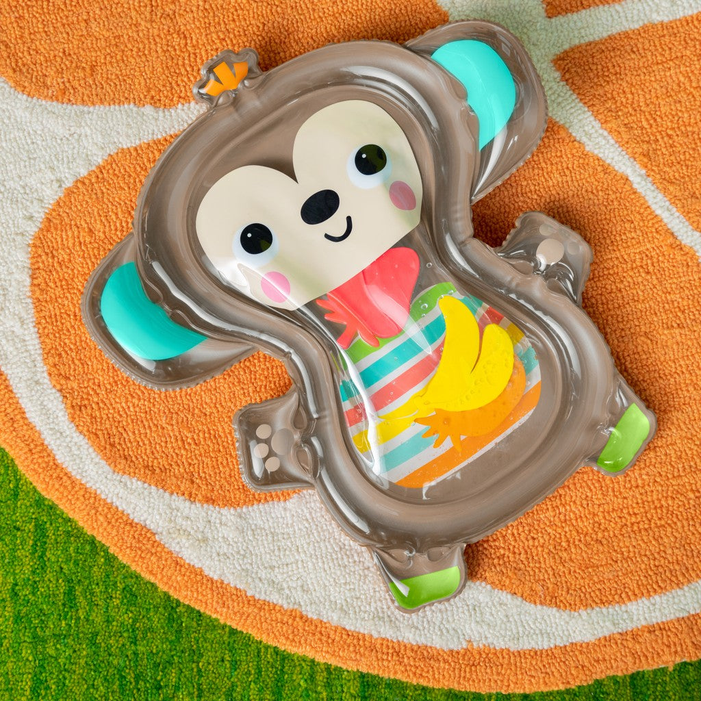 Bright Starts covor de joaca cu apa 4in1 Hungry Monkey 41x35 cm 0m+