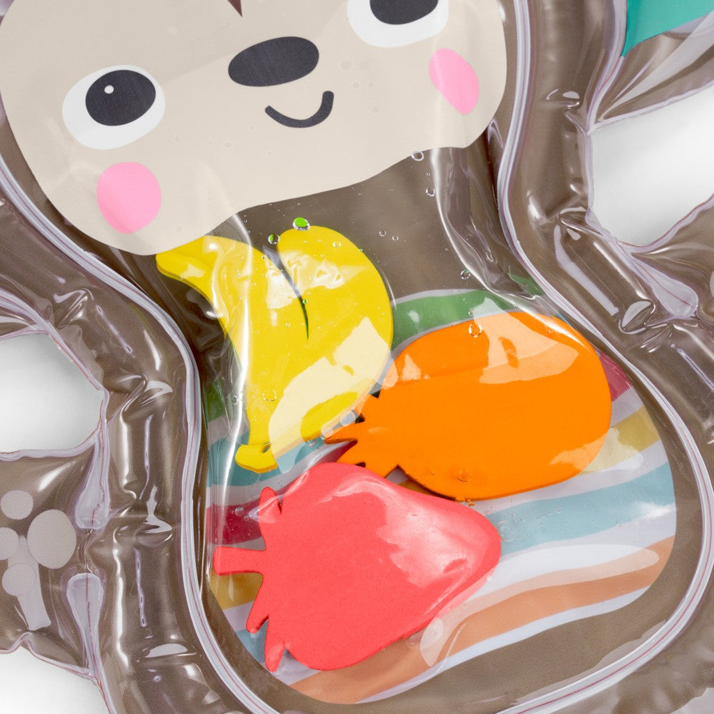 Bright Starts covor de joaca cu apa 4in1 Hungry Monkey 41x35 cm 0m+