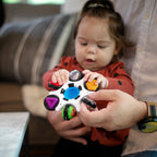 Baby Einstein jucarie senzoriala Curiosity Clutch Twist & Pop Rattle Teether 3m+