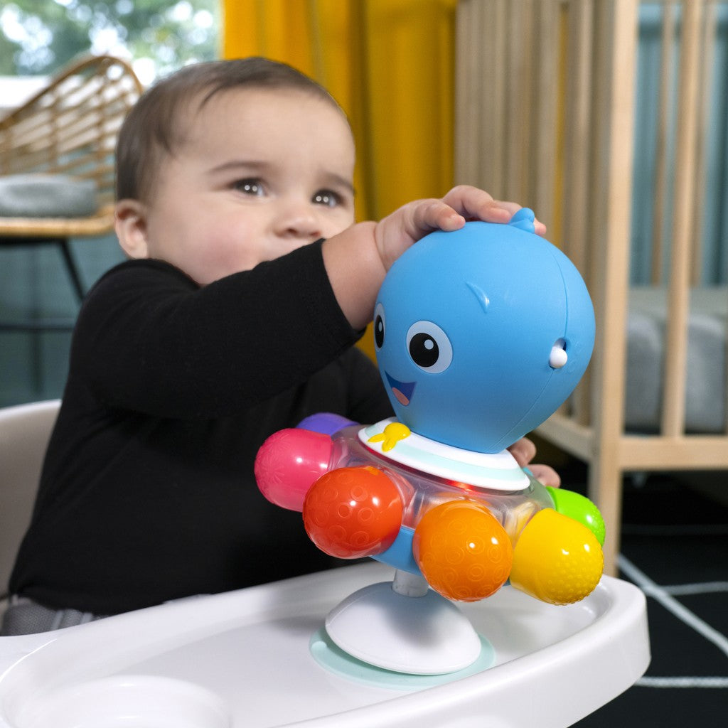 Baby Einstein jucarie senzoriala cu ventuza octopus Opus's Spin&Sea 3m+