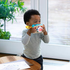 Baby Einstein Hape jucarie interactiva aparat foto din lemn cu sunete 6m+