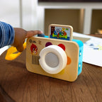 Baby Einstein Hape jucarie interactiva aparat foto din lemn cu sunete 6m+
