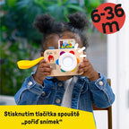 Baby Einstein Hape jucarie interactiva aparat foto din lemn cu sunete 6m+