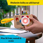 Baby Einstein Hape jucarie interactiva aparat foto din lemn cu sunete 6m+