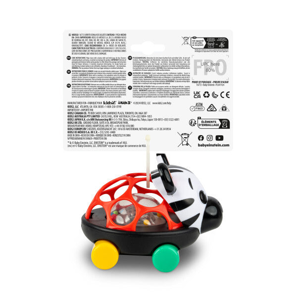 Baby Einstein masinuta zornaitoare Curious Car Zen Oball 3m+