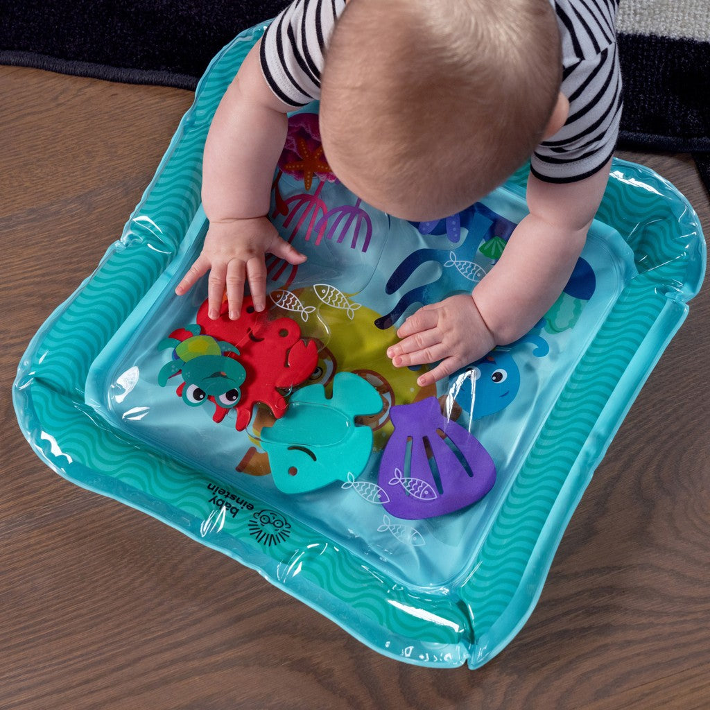 Baby Einstein jucarie senzoriala covor de joaca cu apa 40x40 cm Sensory Splash 0m+