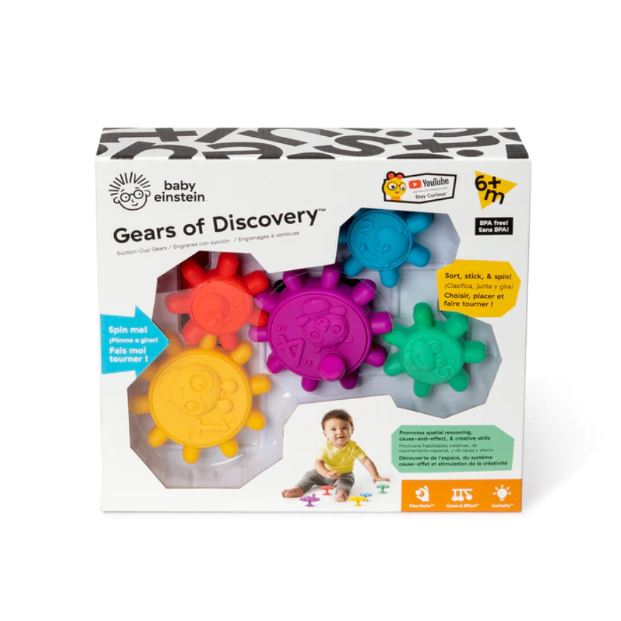 Baby Einstein set jucarii senzoriale Ventuzele vesele 6m+
