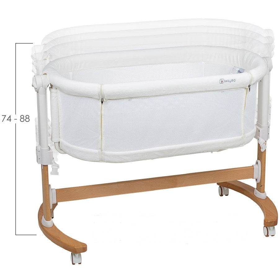 Baby Go patut co-sleeper 2in1 Amila Creme