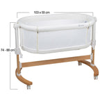 Baby Go patut co-sleeper 2in1 Amila Creme