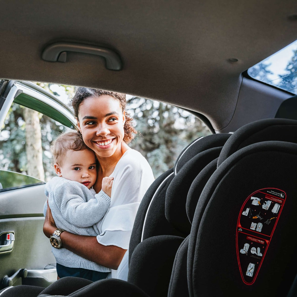 Baby Go scaun auto i-Size FreeFix 76-150 cm R129 Black