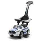 Baby Mix masinuta de impins cu maner Police 12m+ Alb