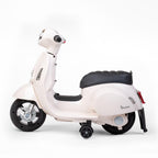Baby Mix motoreta electrica VESPA cu acumulator 2 ani+ Alb