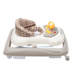 Baby Mix premergator cu sunete si lumini 6m+ Beige cu carouri