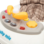 Baby Mix premergator cu sunete si lumini 6m+ Beige cu carouri