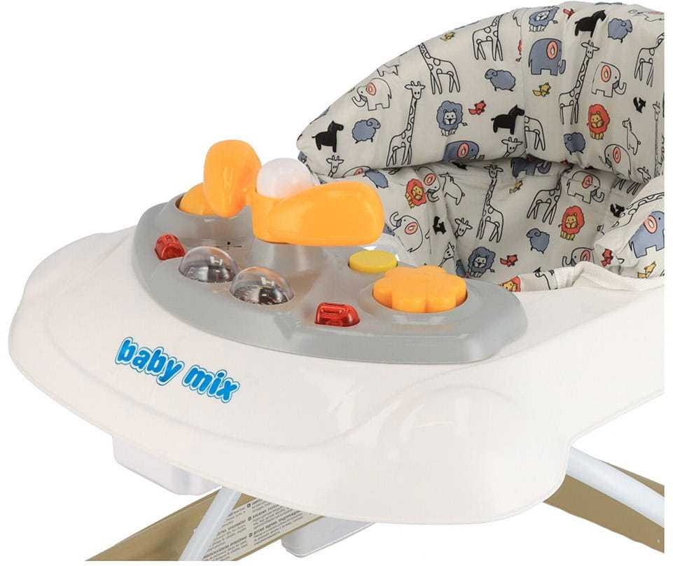 Baby Mix premergator cu volan 6m+ Cappucino