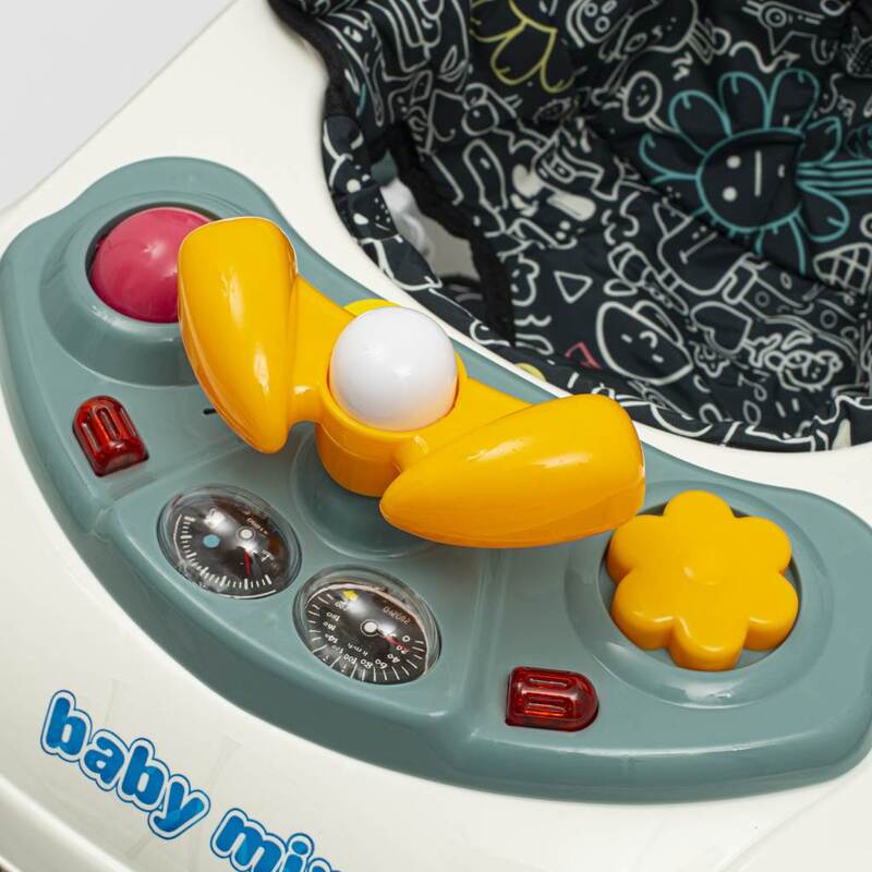 Baby Mix premergator cu volan 6m+ Green