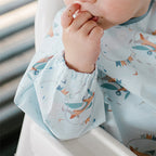 Baby Ono baveta cu maneca lunga 6m+ Albastru Plane