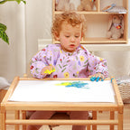 Baby Ono baveta cu maneca lunga 6m+ Mov cu flori