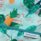 Baby Ono baveta cu maneca lunga 6m+ Turquise tropical