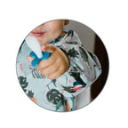 Baby Ono baveta cu maneca lunga 6m+ Turquise tropical