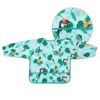 Baby Ono baveta cu maneca lunga 6m+ Turquise tropical