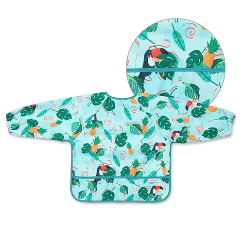Baby Ono baveta cu maneca lunga 6m+ Turquise tropical