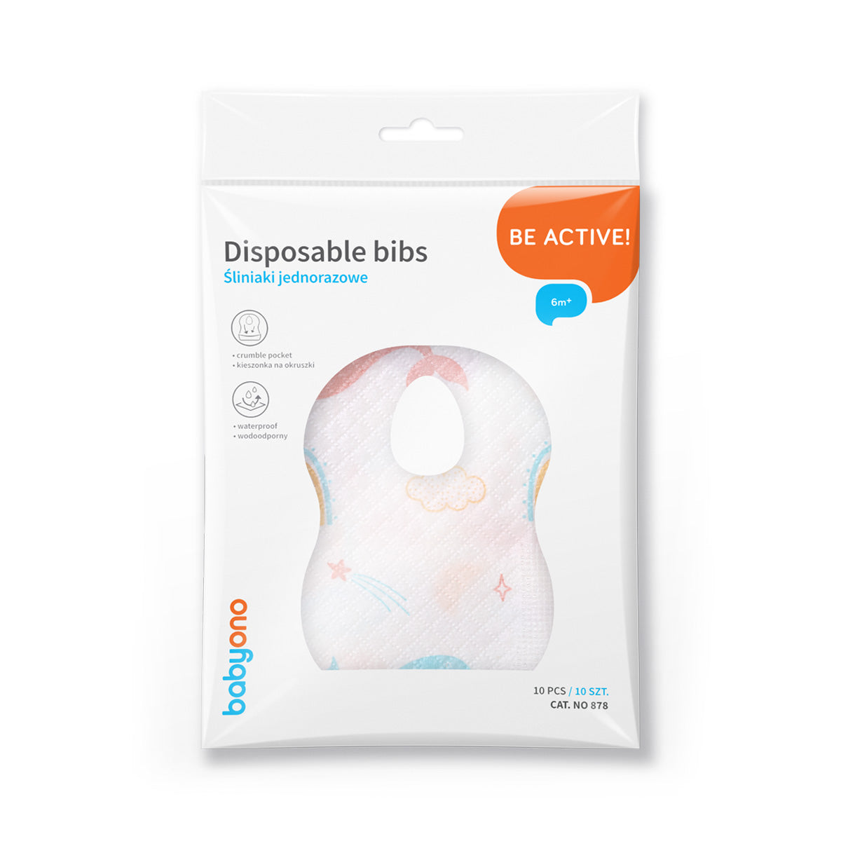Baby Ono baveta de unica folosinta 6m+ 10 buc