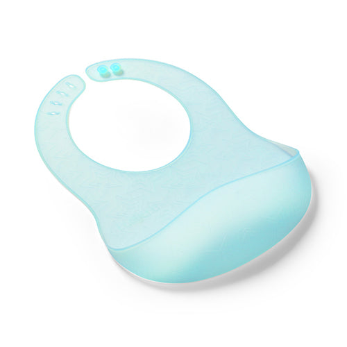 Baby Ono Baveta din silicon ultra subtire 6m+ Albastru