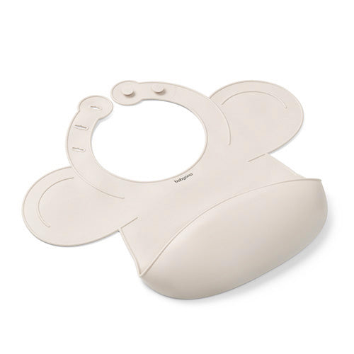 Baby Ono baveta silicon cu prindere reglabila 6m+ Beige Imagine secundară a produsului